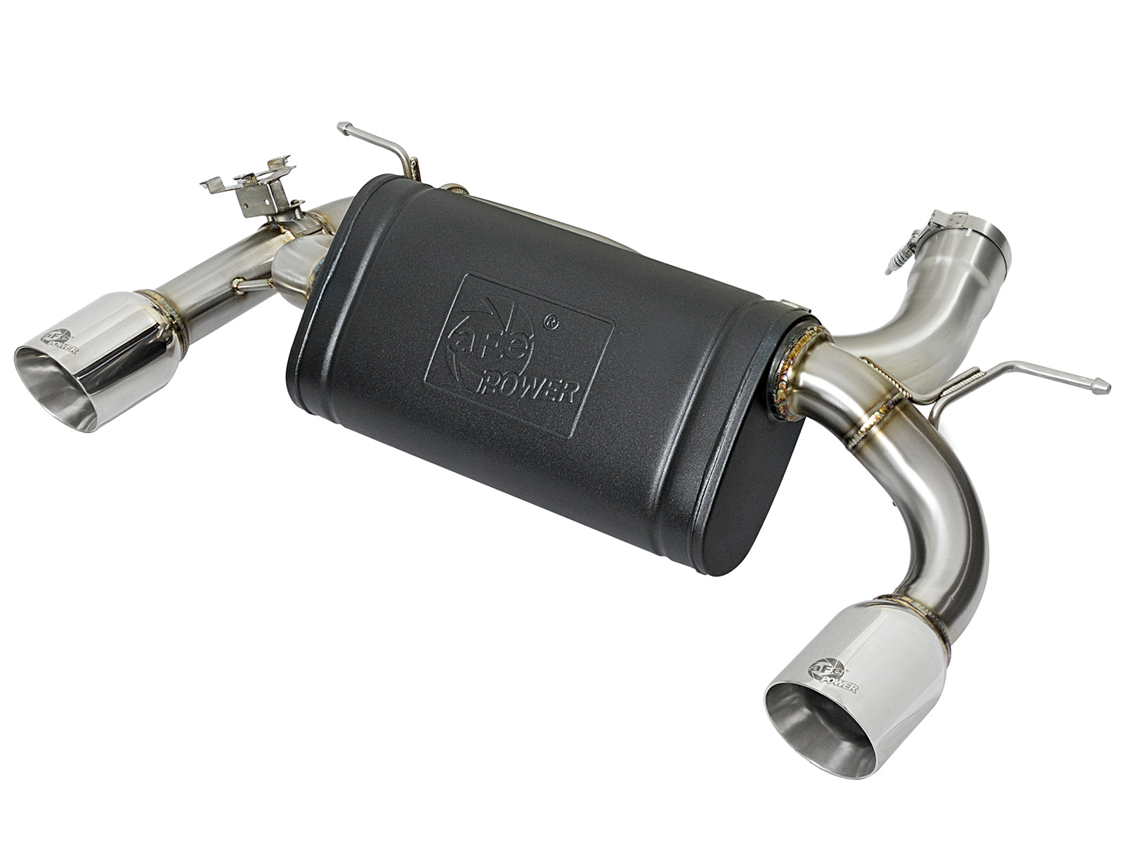 aFe MACH Force-Xp SS Axle-Back Exhaust BMW 340i/440i 3.0L (16-17) (49-36335-P)