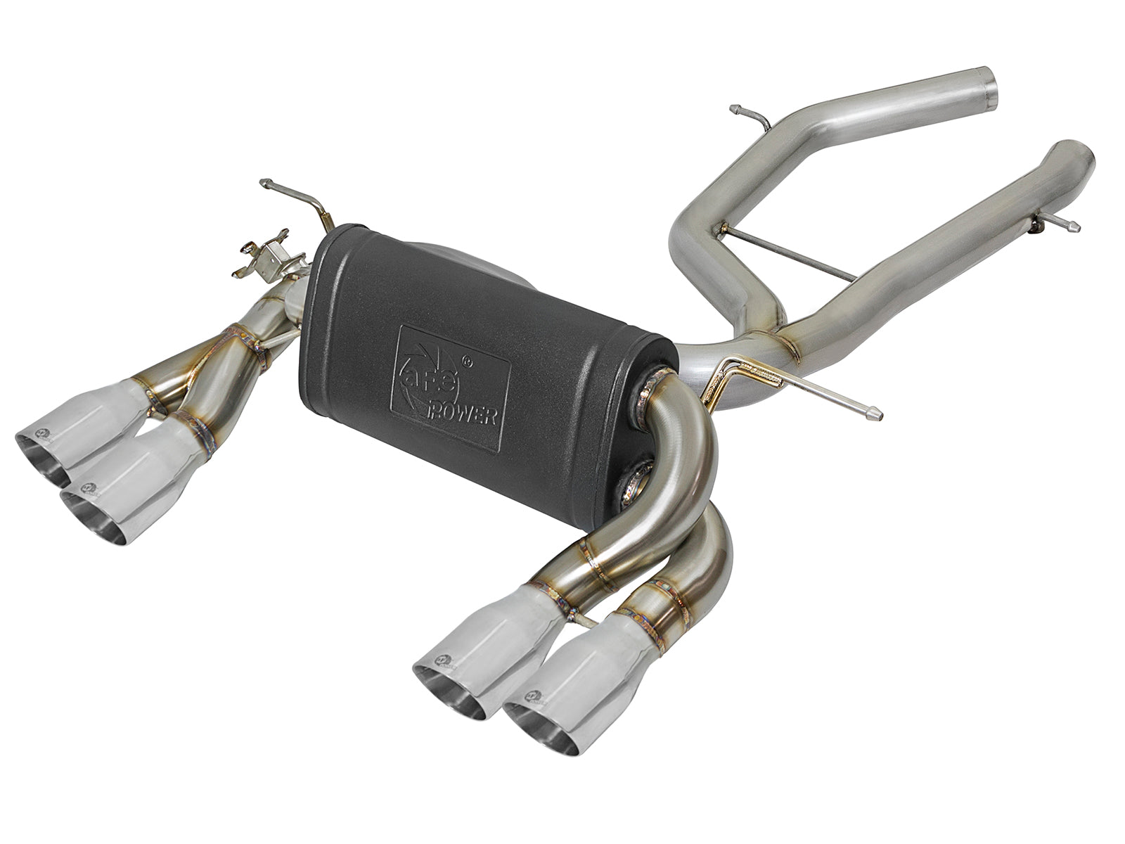 aFe MACH Force-Xp 2-1/2in SS Axle Back Exhaust | BMW M3/M4 (14-20) (49-36338-P)