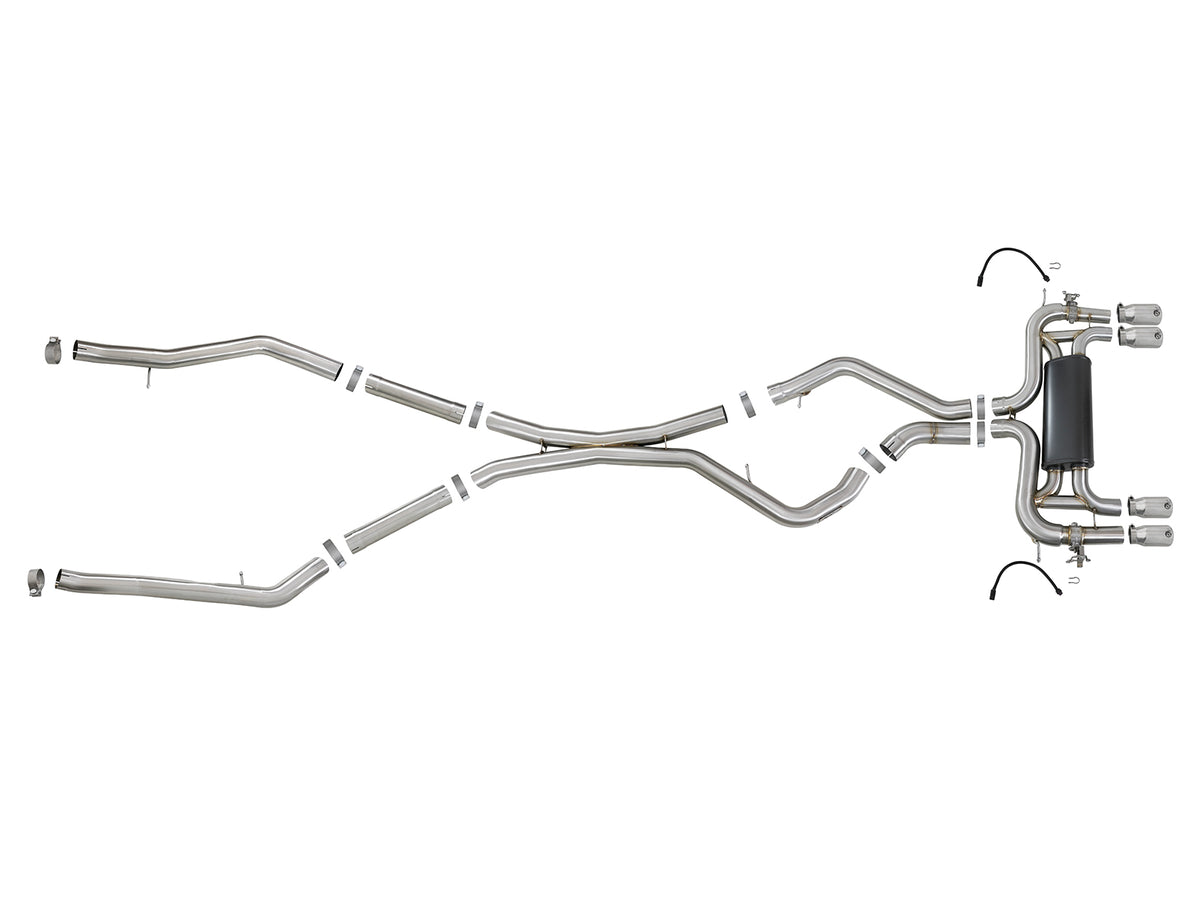 aFe MACH Force-XP 3.5in SS Cat-Back Exhaust | BMW X5 M/F86 X6 M (15-18) (49-36341-P)