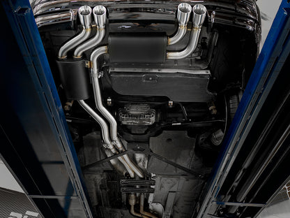 aFe 2.5in 304 Stainless Steel Cat-Back Exhaust w/ Polished Tips | BMW M3 (01-06) (49-36344-P)