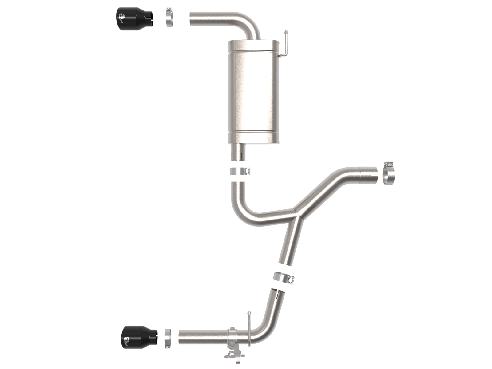 aFe MACH Force-Xp 3-2.1/2in SS Axle-Back Exhaust | BMW X1 (15-21) (49-36349-B)