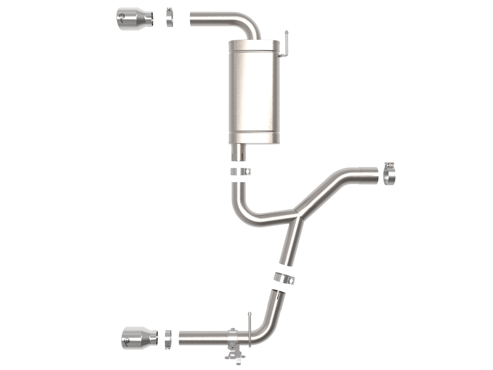 aFe MACH Force-Xp 3-2.1/2in SS Axle-Back Exhaust | BMW X1 F48 2.0L Turbo (15-21) (49-36349-P)