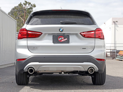aFe MACH Force-Xp 3-2.1/2in SS Axle-Back Exhaust | BMW X1 F48 2.0L Turbo (15-21) (49-36349-P)