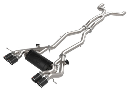 aFe MACH Force-Xp 3in to 2.5in SS Cat-Back Exhaust w/ Carbon Tips | BMW M3 (21-22) (49-36351-C)