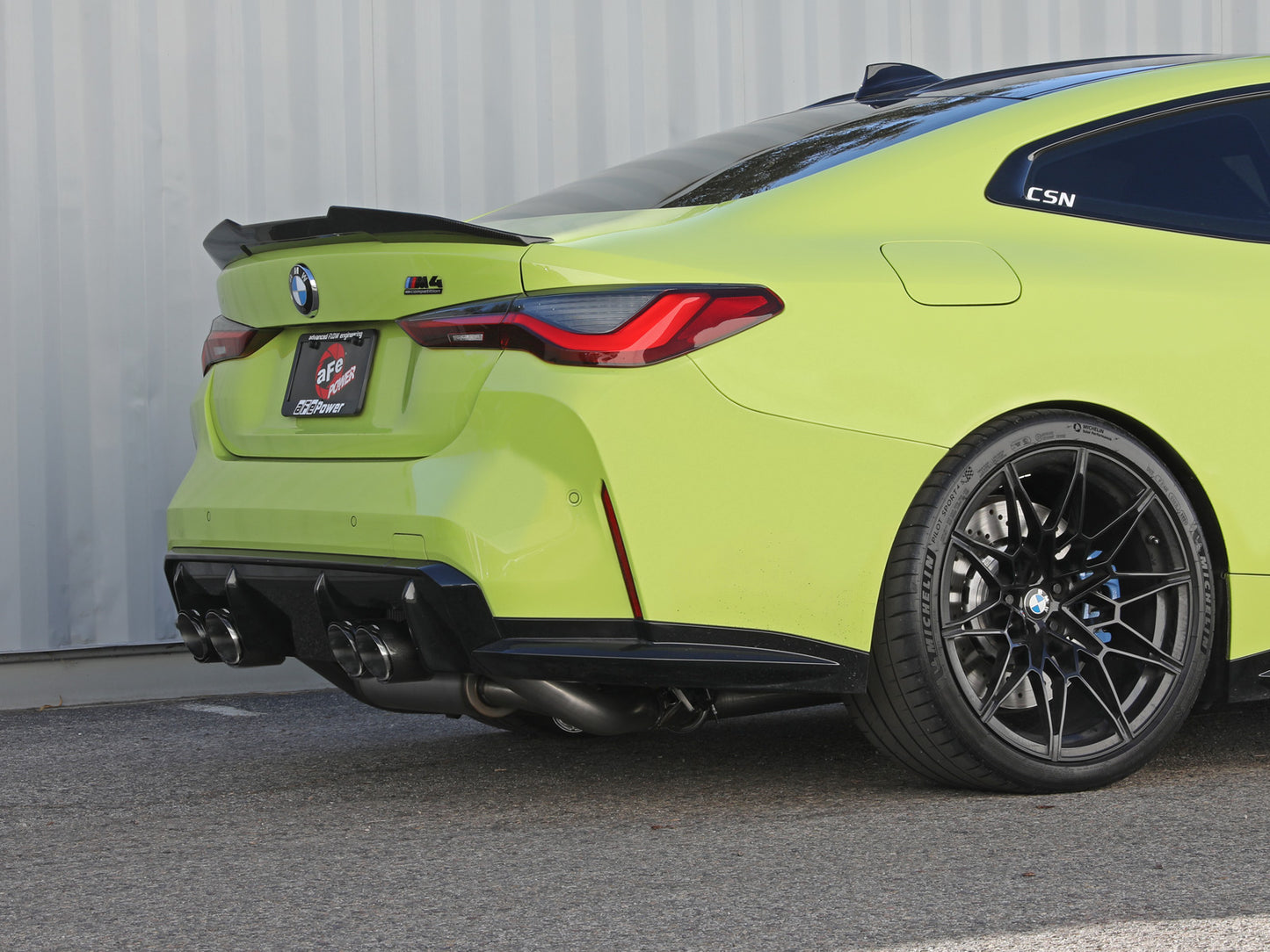 aFe MACH Force-Xp 3in to 2.5in SS Cat-Back Exhaust w/ Carbon Tips | BMW M3 (21-22) (49-36351-C)