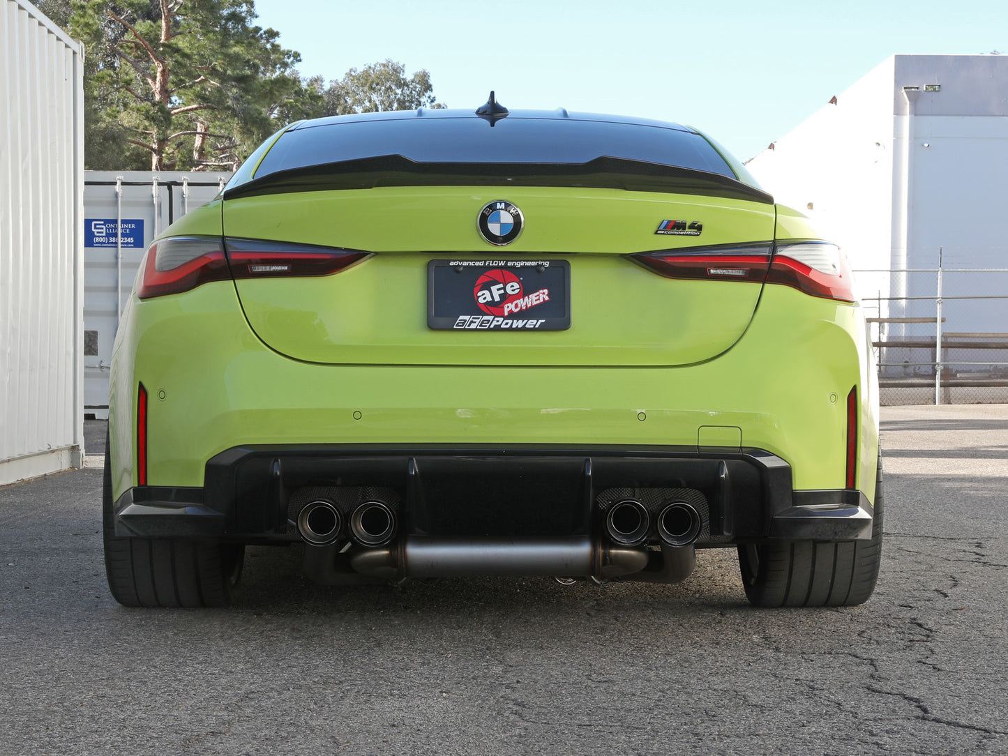aFe MACH Force-Xp 3in to 2.5in SS Cat-Back Exhaust w/ Carbon Tips | BMW M3 (21-22) (49-36351-C)