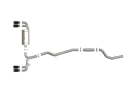 aFe Power MACHForce XP Cat-Back Exhaust BMW Z4 M40i (G29) 19-24 L6-3.0L (t) B58 (49-36352-B)