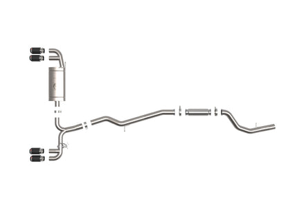 aFe MACH Force-Xp 3in to 2-1/2in SS Cat-Back Exhaust | BMW Z4 M40i (G29) (49-36352-C)