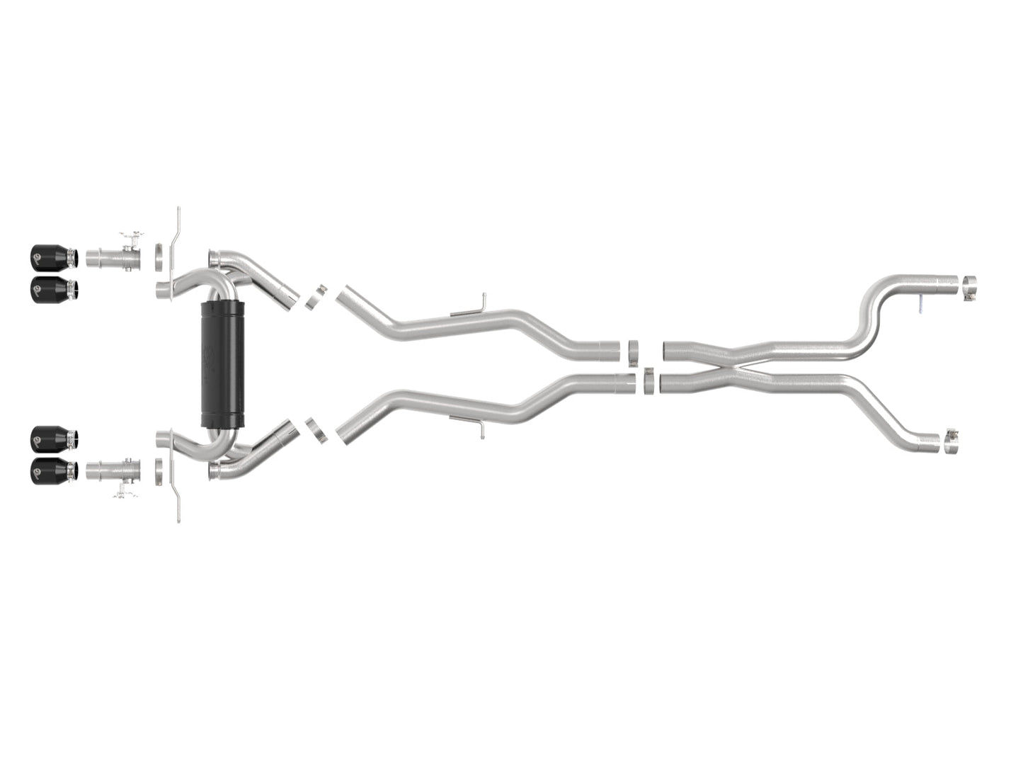 aFe Power 23-25 BMW M2 L6-3.0L (G87) MACH Force-Xp Cat-Back Exhaust w/ Black Tip (49-36353-B)