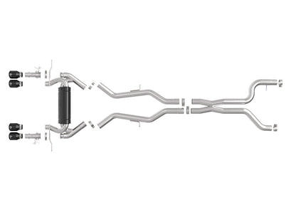 aFe Power 23-25 BMW M2 L6-3.0L (G87) MACH Force-Xp Cat-Back Exhaust w/ Black Tip (49-36353-B)