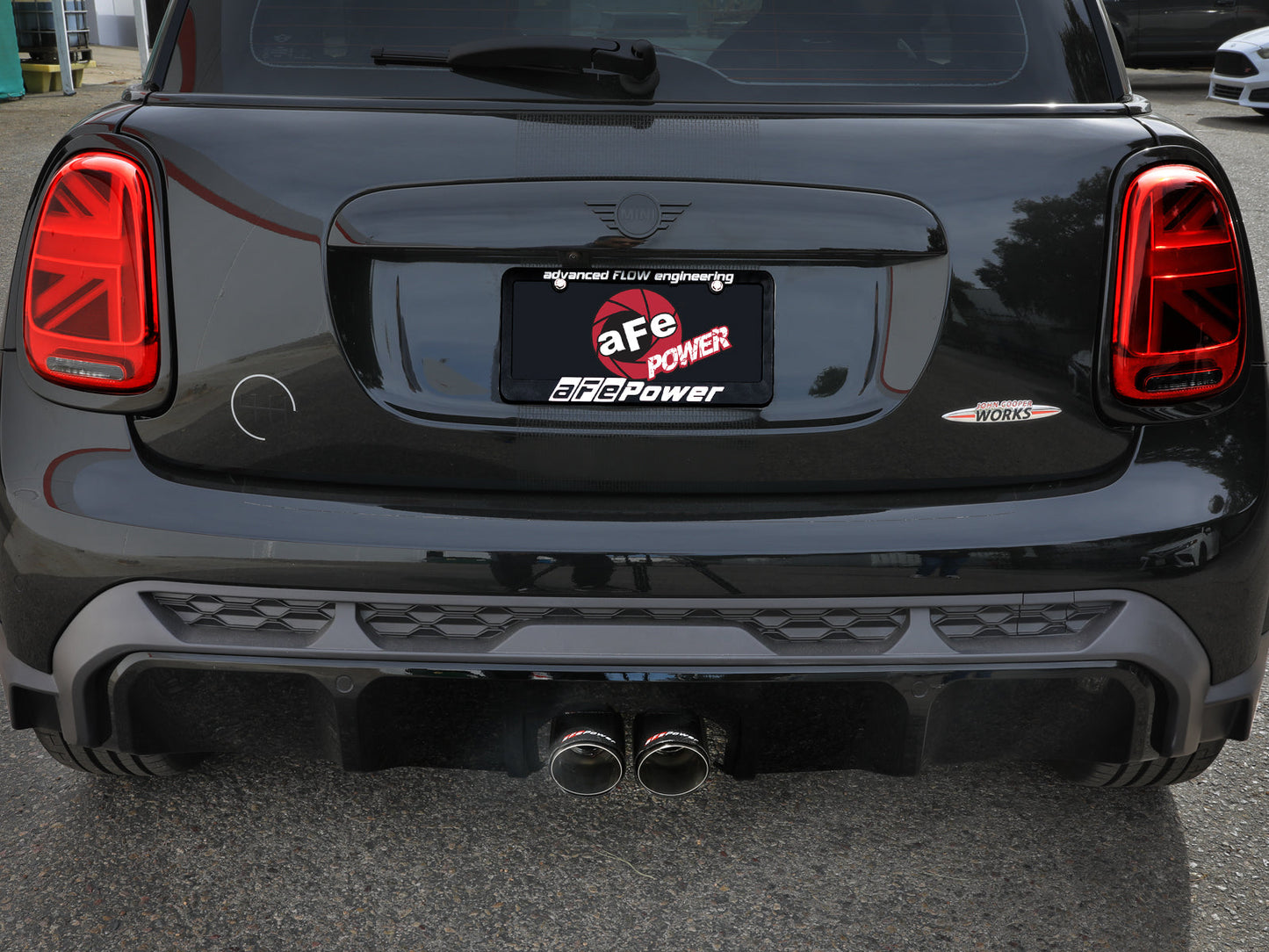 aFe Power 14-24 Mini Cooper S MACH Force-Xp 3in to 2-1/2in 304SS Cat-Back Exhaust w/ Carbon Fiber Tip (49-36354-C)