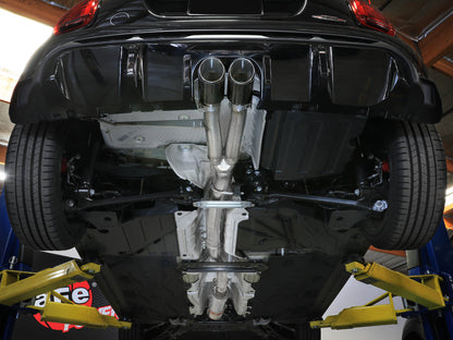 aFe Power 14-24 Mini Cooper S MACH Force-Xp 3in to 2-1/2in 304SS Cat-Back Exhaust w/ Carbon Fiber Tip (49-36354-C)