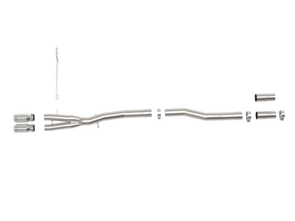 aFe Power 14-24 Mini Cooper S MACH Force-Xp 3in to 2-1/2in 304SS Cat-Back Exhaust w/ Polished Tip (49-36354-P)