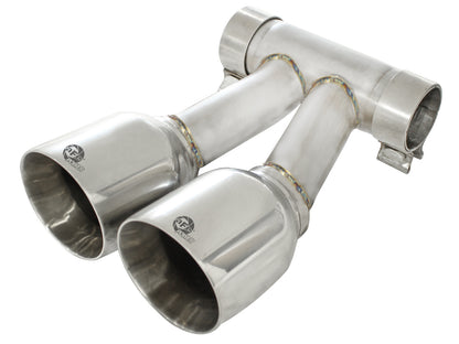 aFe 304 Stainless Steel OE Replacement Polished Exhaust Tip | Porsche Boxster S (05-08) (49-36410)