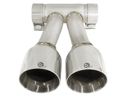 aFe 304 Stainless Steel OE Replacement Polished Exhaust Tip | Porsche Boxster S (05-08) (49-36410)