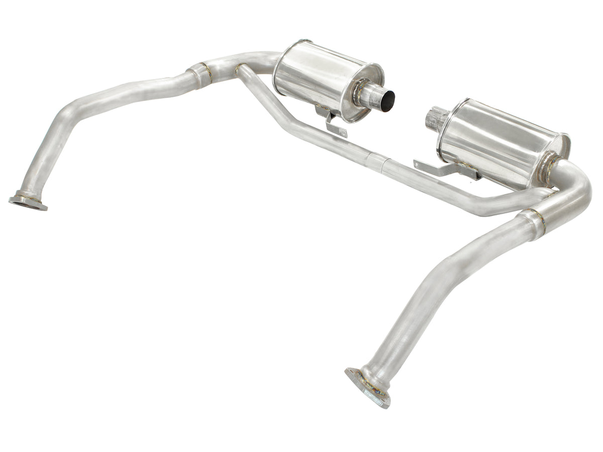 aFe 2in to 2-1/2in Stainless Steel Cat-Back Exhaust System | Porsche Boxster S (05-08) (49-36411)