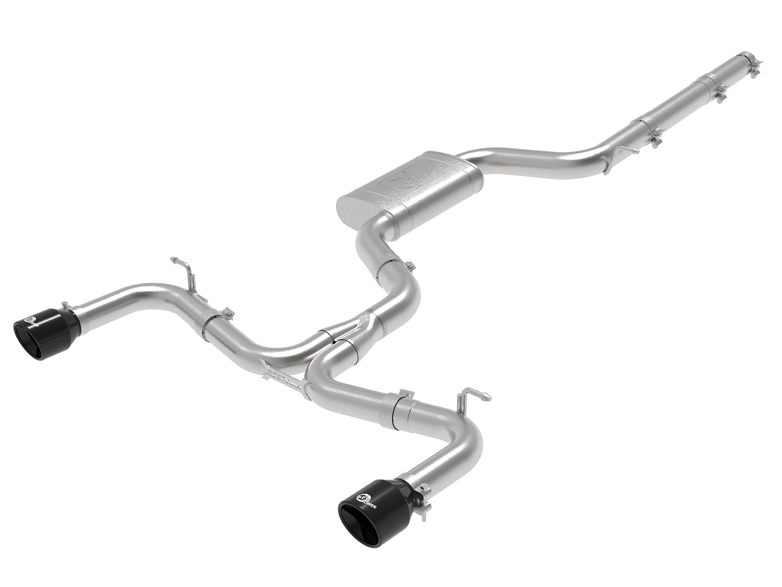 aFe 3in to 2.5in SS Cat-Back Exhaust w/ Black Tips | VW GTI MKVII (15-17) (49-36418-B)