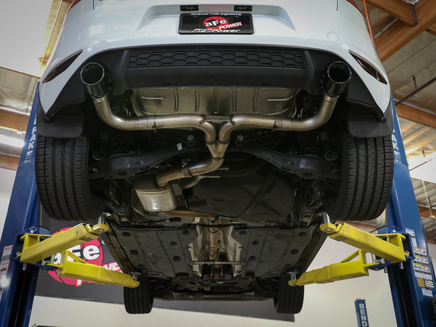 aFe 3in to 2.5in SS Cat-Back Exhaust w/ Black Tips | VW GTI MKVII (15-17) (49-36418-B)