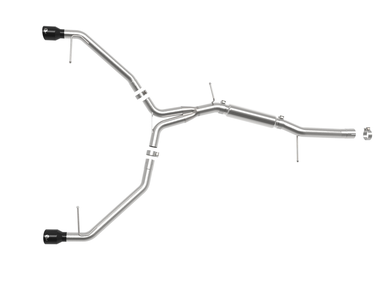 aFe Mach Force-XP 3in to 2.5in SS Axle-Back Exhaust | Audi A4 (17-19) (49-36419-B)