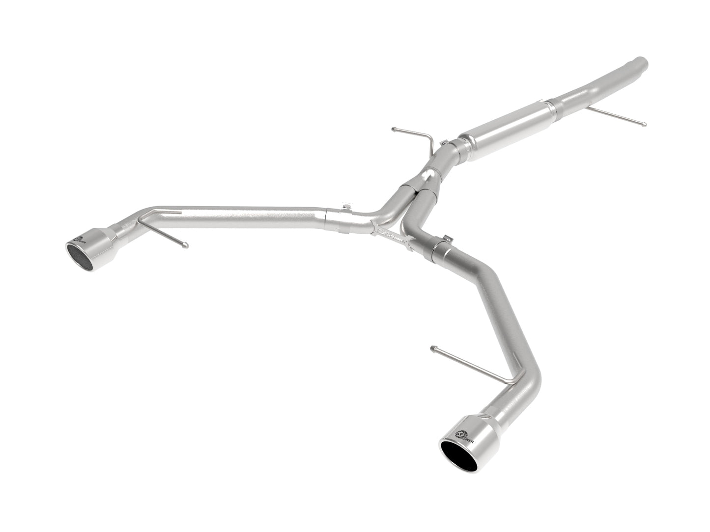 aFe MACH Force-Xp 3in to 2-1/2in SS Axle-Back Exhaust | Audi A4 (17-19) (49-36419-P)