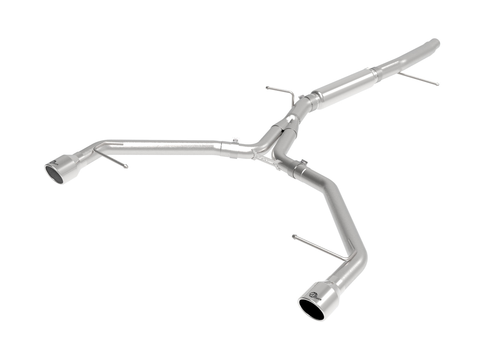 aFe MACH Force-Xp 3in to 2-1/2in SS Axle-Back Exhaust | Audi A4 (17-19) (49-36419-P)