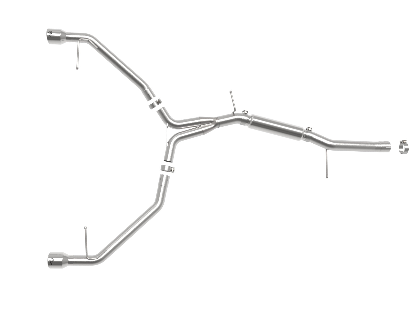 aFe MACH Force-Xp 3in to 2-1/2in SS Axle-Back Exhaust | Audi A4 (17-19) (49-36419-P)