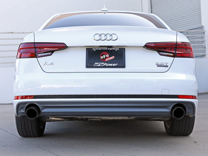 aFe MACH Force-Xp 3in to 2-1/2in SS Axle-Back Exhaust | Audi A4 (17-19) (49-36419-P)