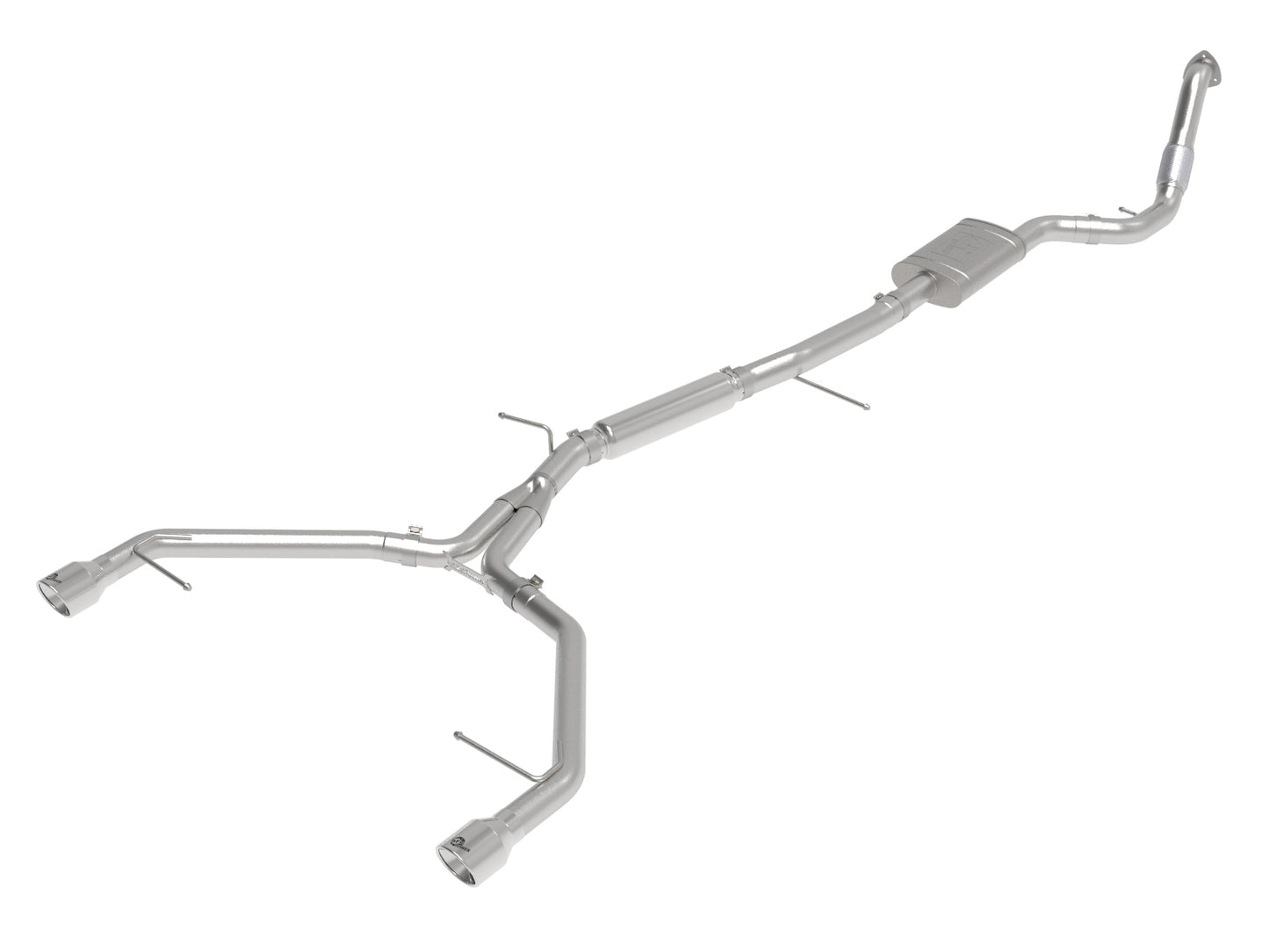 aFe MACH Force-Xp 3in to 2.5in SS Cat-Back Exhaust Audi A4 (17-19) (49-36420-P)