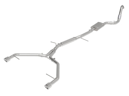aFe MACH Force-Xp 3in to 2.5in SS Cat-Back Exhaust Audi A4 (17-19) (49-36420-P)