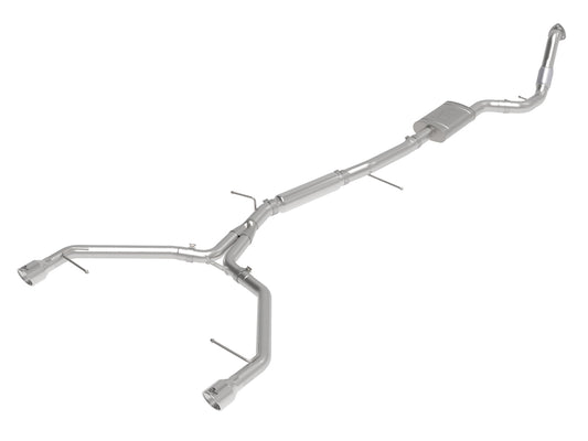 aFe MACH Force-Xp 3in to 2.5in SS Cat-Back Exhaust Audi A4 (17-19) (49-36420-P)