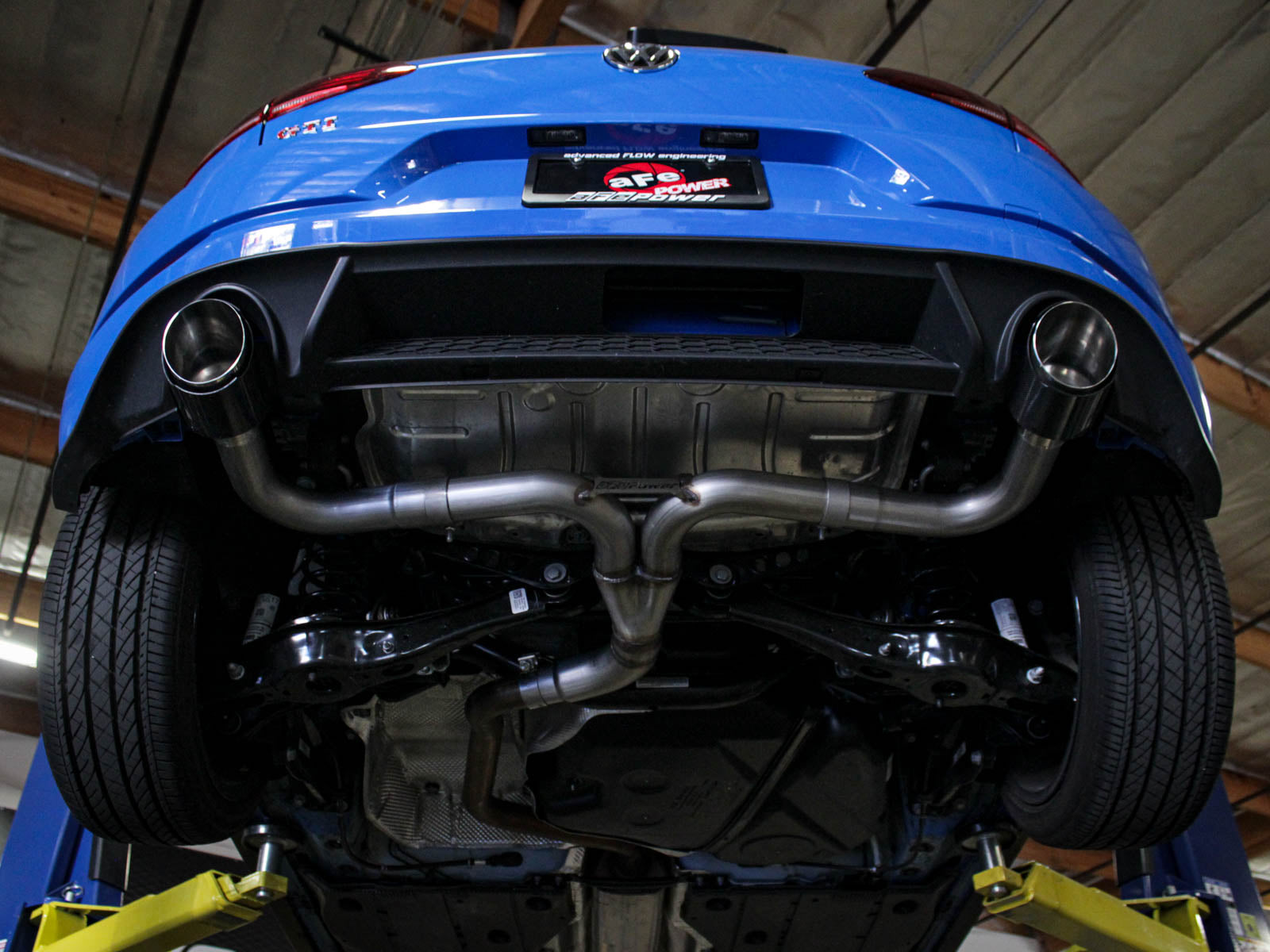 aFe MACH Force-Xp 3in to 2.5in SS Axle-Back Exhaust | VW GTI MK7.5 (18-20) (49-36421-P)