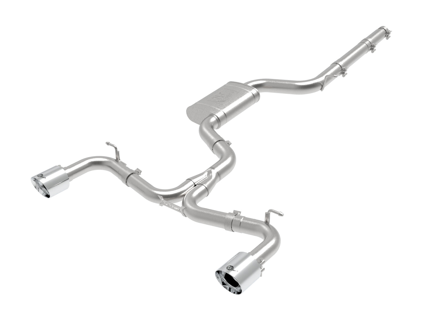 aFe MACH Force-Xp 3in to 2.5in SS Cat-Back Exhaust VW GTI (18-19) (49-36422-P)