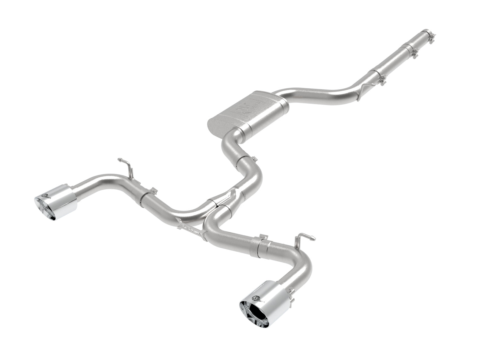 aFe MACH Force-Xp 3in to 2.5in SS Cat-Back Exhaust VW GTI (18-19) (49-36422-P)