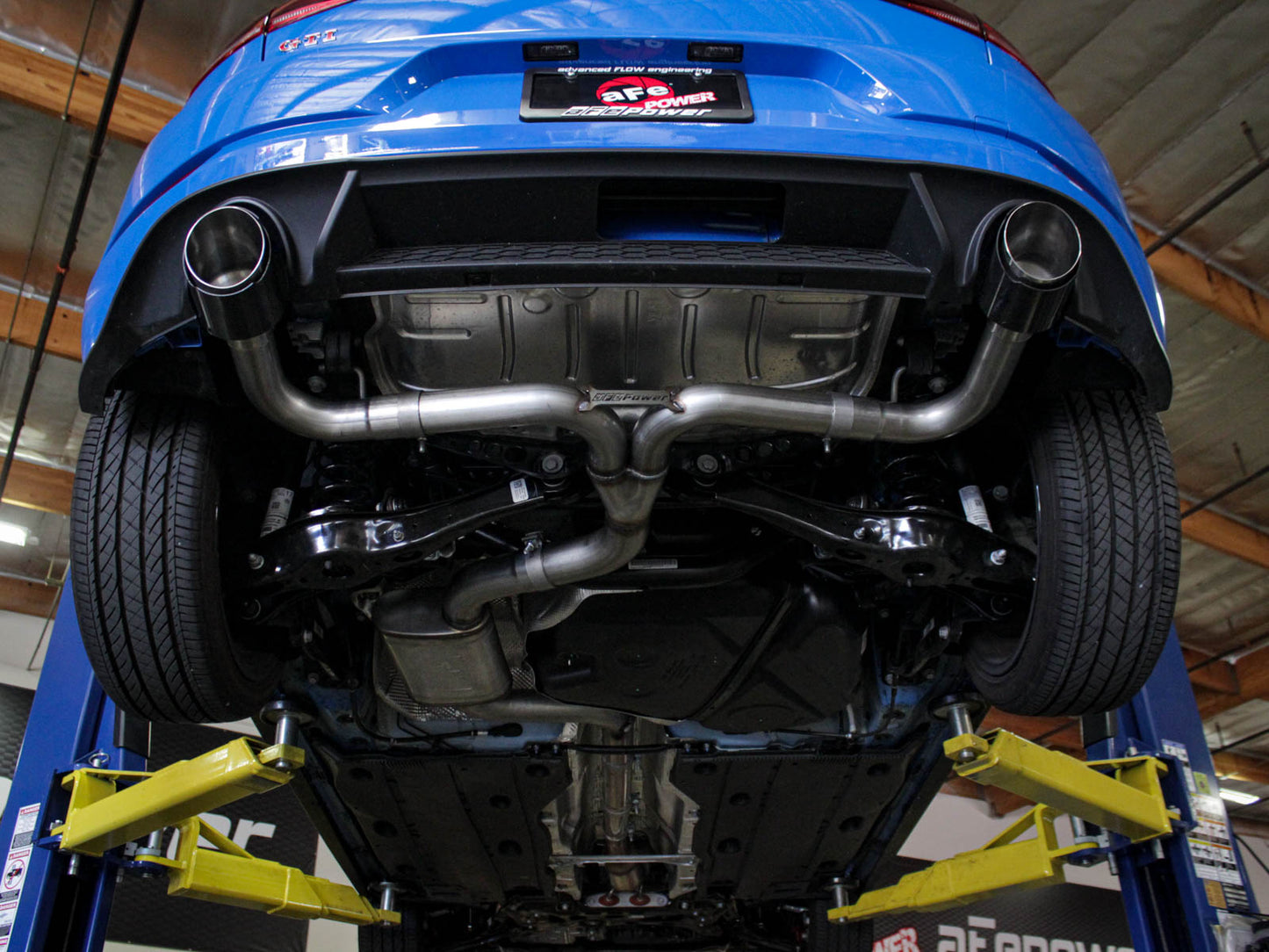 aFe MACH Force-Xp 3in to 2.5in SS Cat-Back Exhaust VW GTI (18-19) (49-36422-P)