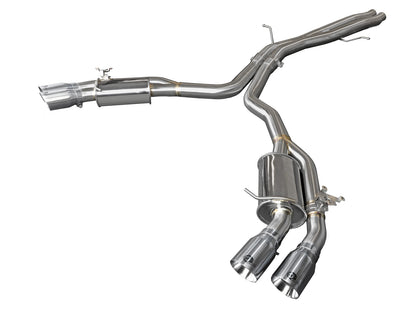 aFe MACH Force-Xp 3in to 2.5in SS Axle-Back Exhaust Audi RS5 (18-20) (49-36427-P)