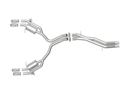 aFe MACH Force-Xp 3in to 2.5in SS Axle-Back Exhaust Audi RS5 (18-20) (49-36427-P)