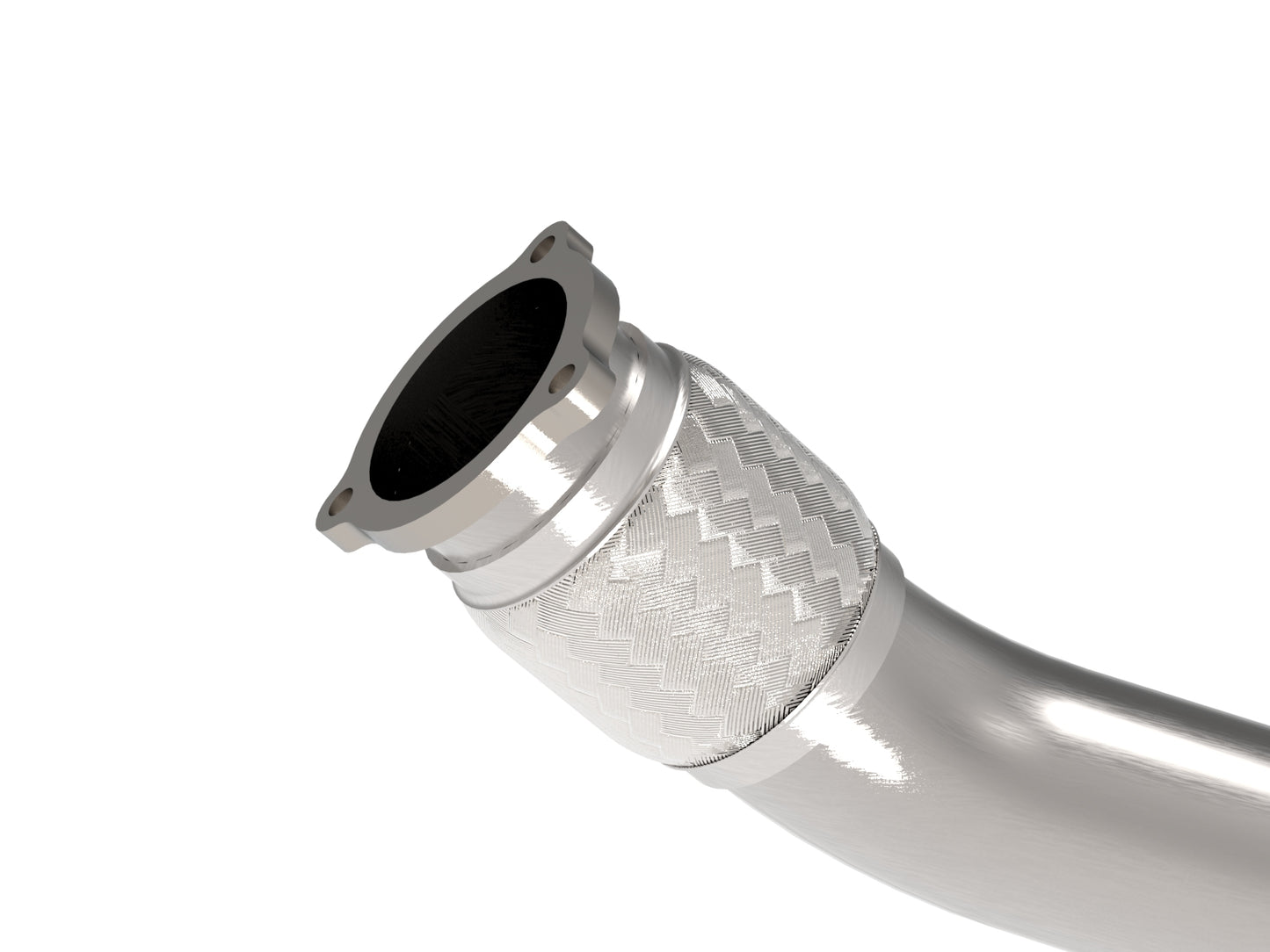 aFe MACH Force-Xp 3in SS Front Resonator Delete Pipe | Audi A4/A5 B8 2.0L (09-16) (49-36428)