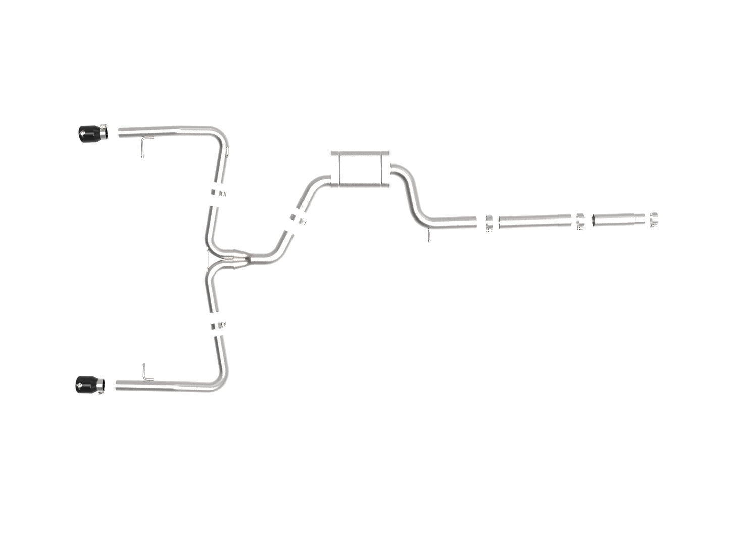 aFe MACH Force-Xp 3in to 2.5in SS Cat-Back Exhaust | VW Jetta GLI (19-20) (49-36432-B)