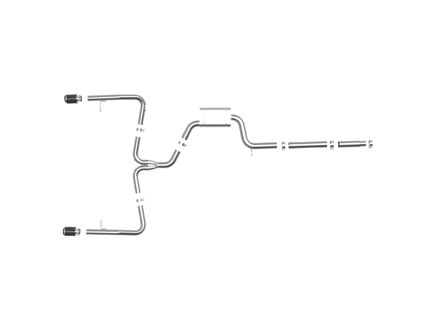 aFe MACH Force-Xp 3in to 2.5in SS Cat-Back Exhaust VW Jetta GLI (19-21) (49-36432-C)