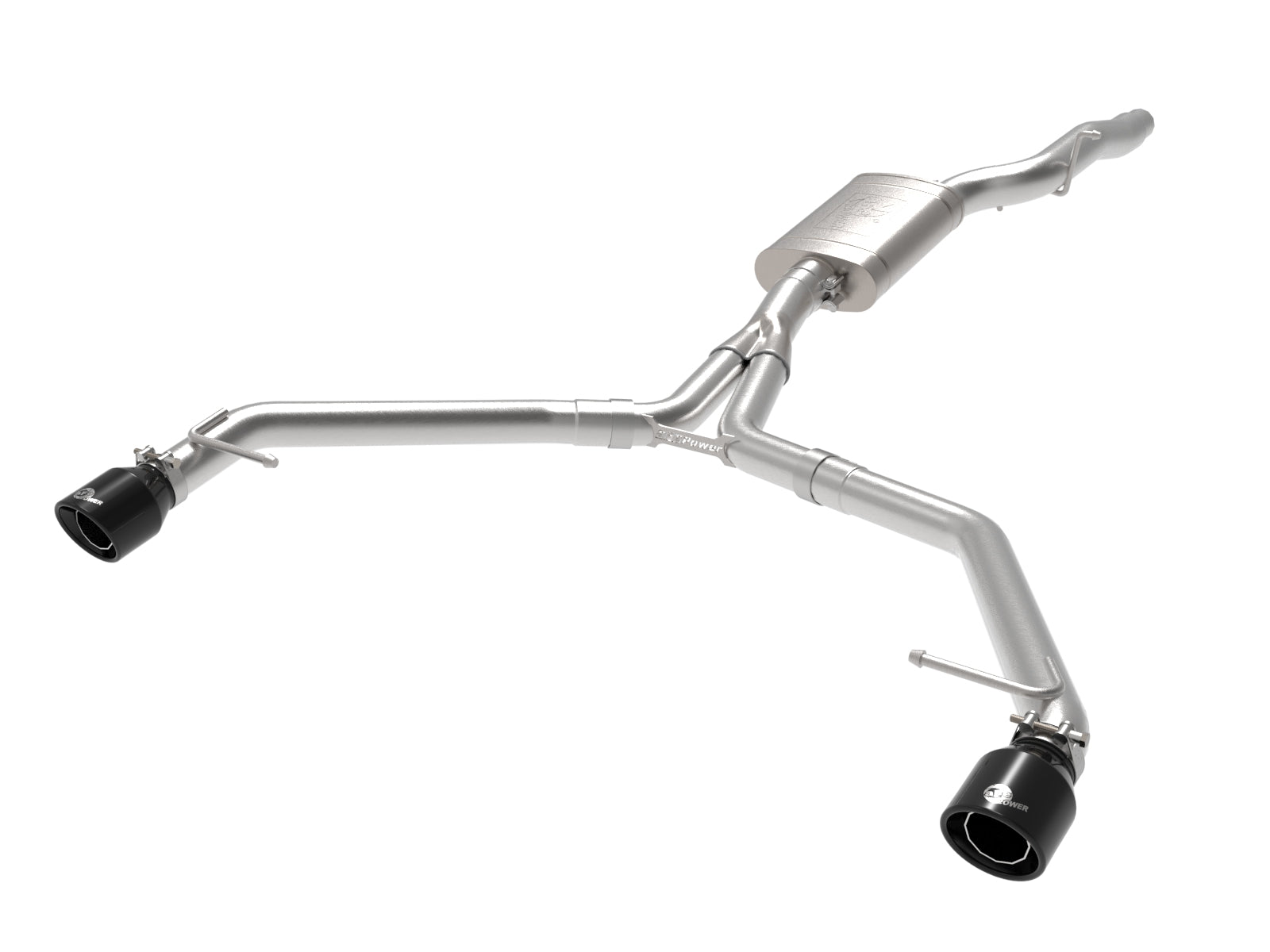 aFe MACH Force-Xp 3in to 2.5in SS Axle-Back Exhaust w/ Black Tip | Audi Allroad (13-16) (49-36437-B)