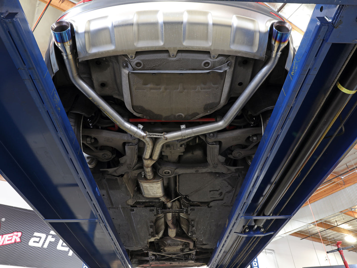 aFe MACH Force-Xp 3-2.1/2in SS Axle-Back Exhaust | Audi Allroad (13-16) (49-36437-L)
