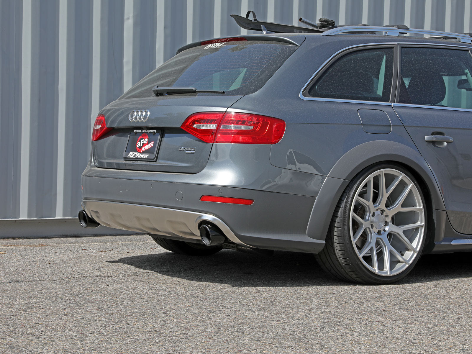 aFe MACH Force-Xp 3in to 2.5in SS Cat-Back Exhaust w/ Black Tip | Audi Allroad (13-16) (49-36438-B)