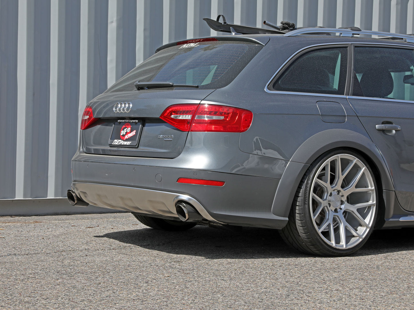 aFe MACH Force-Xp 3in to 2.5in SS Cat-Back Exhaust w/ Carbon Tip | Audi Allroad (13-16) (49-36438-C)