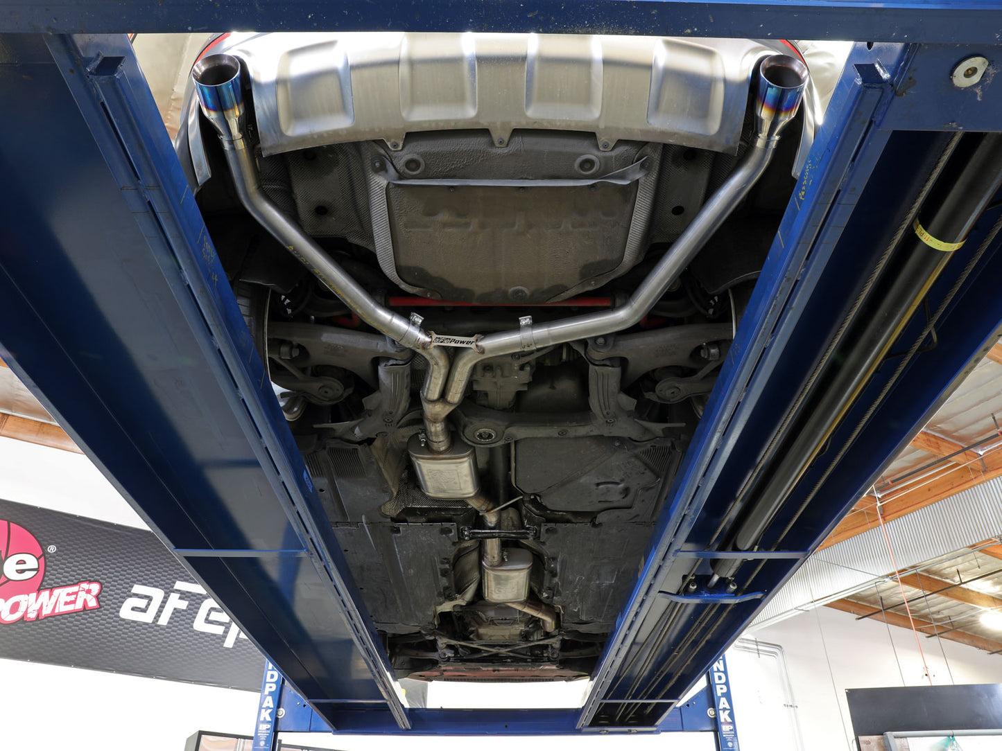 aFe MACH Force-Xp 3in to 2.5in SS Cat-Back Exhaust w/ Carbon Tip | Audi Allroad (13-16) (49-36438-C)
