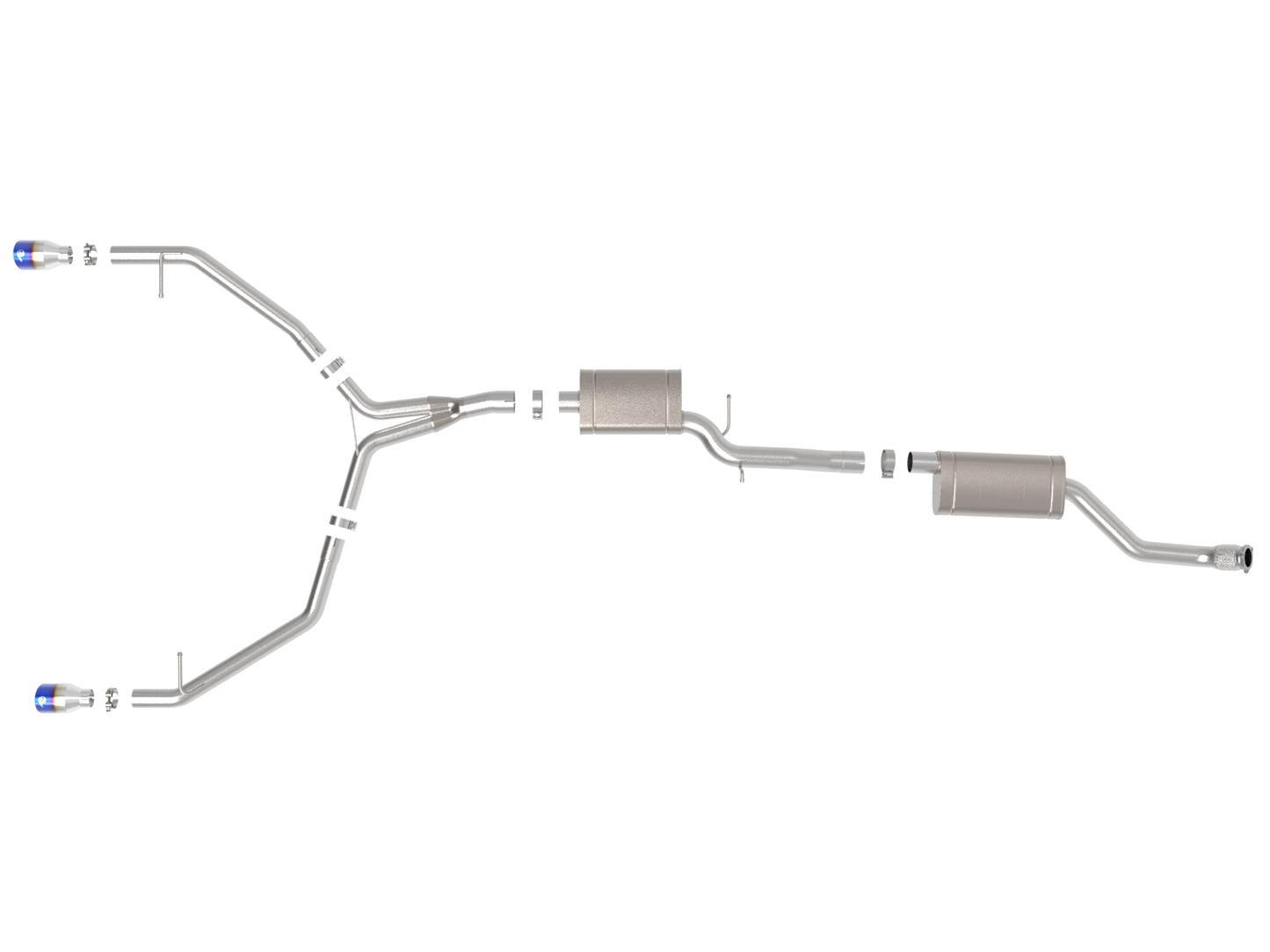 aFe MACH Force-Xp 3-2.5in SS Cat-Back Exhaust | Audi Allroad (13-16) (49-36438-L)