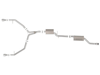 aFe MACH Force-Xp 3in to 2.5in SS Cat-Back Exhaust | Audi Allroad (13-16) (49-36438-P)