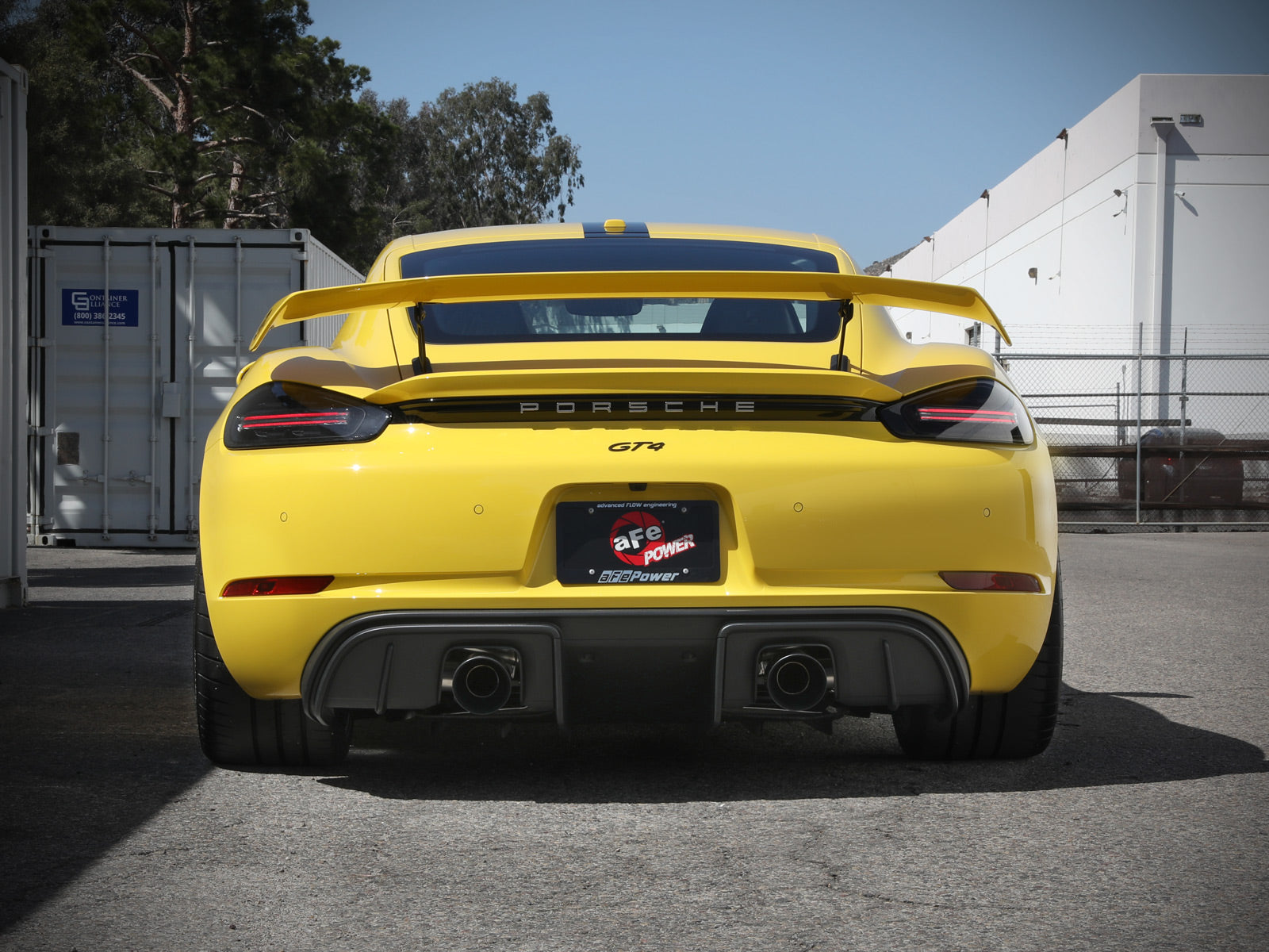 aFe 2.25-2.5in SS Cat-Back Exhaust Porsche Cayman GT4 (20-22) (49-36443-P)