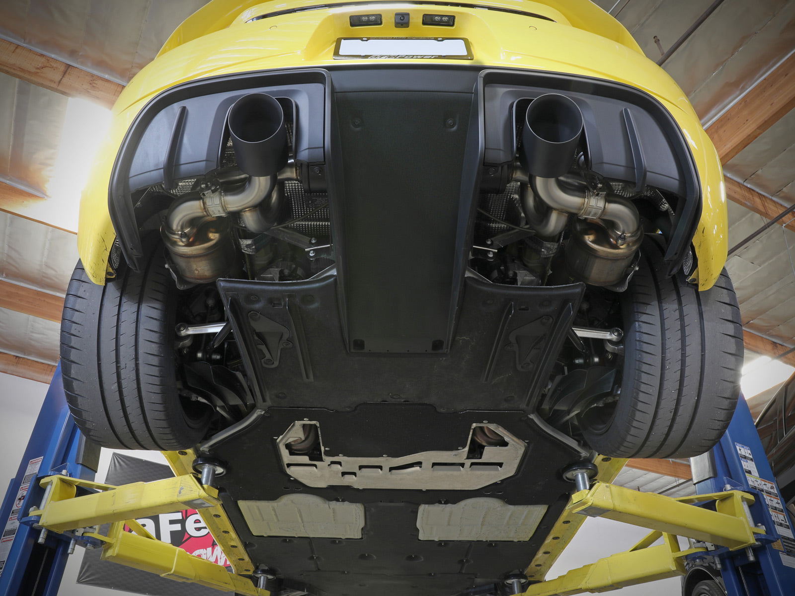 aFe 2.25-2.5in SS Cat-Back Exhaust Porsche Cayman GT4 (20-22) (49-36443-P)