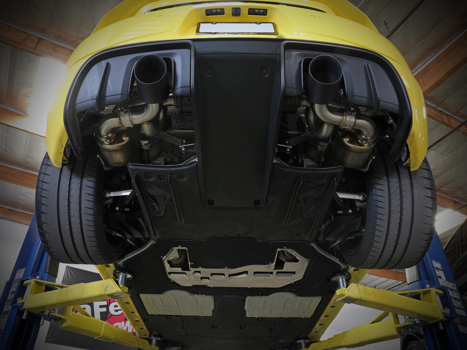 aFe 2.25-2.5in SS Cat-Back Exhaust Porsche Cayman GT4 (20-22) (49-36443-P)