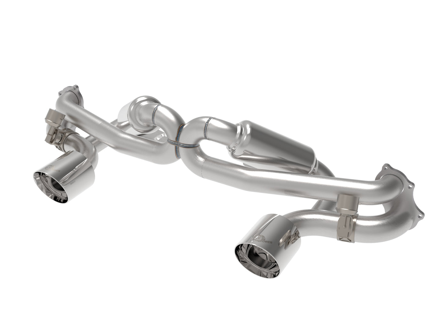 aFe 2.25-2.5in SS Cat-Back Exhaust Porsche Cayman GT4 (20-22) (49-36443-P)